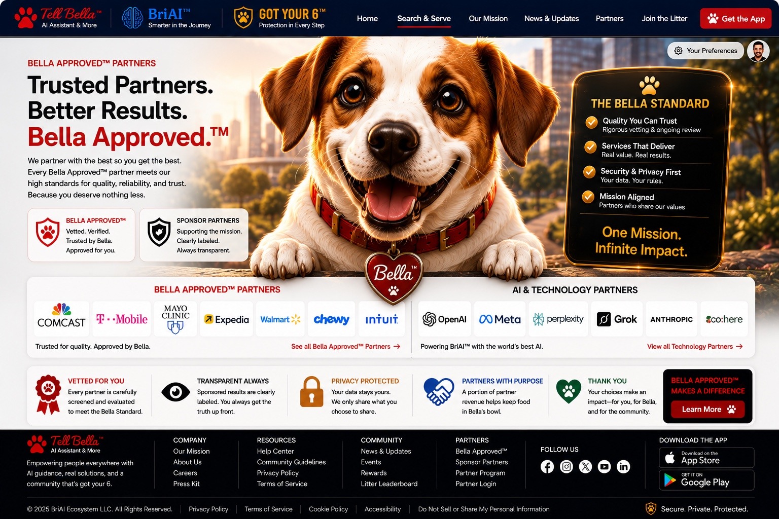Bella Approved™ Partners approved design