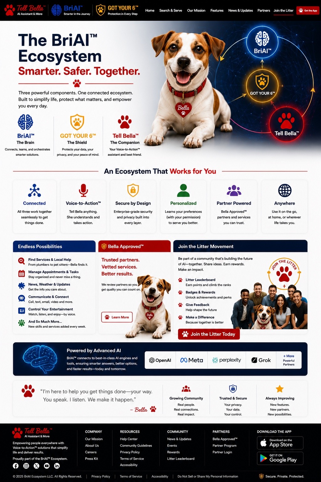 The BriAI™ Ecosystem approved design